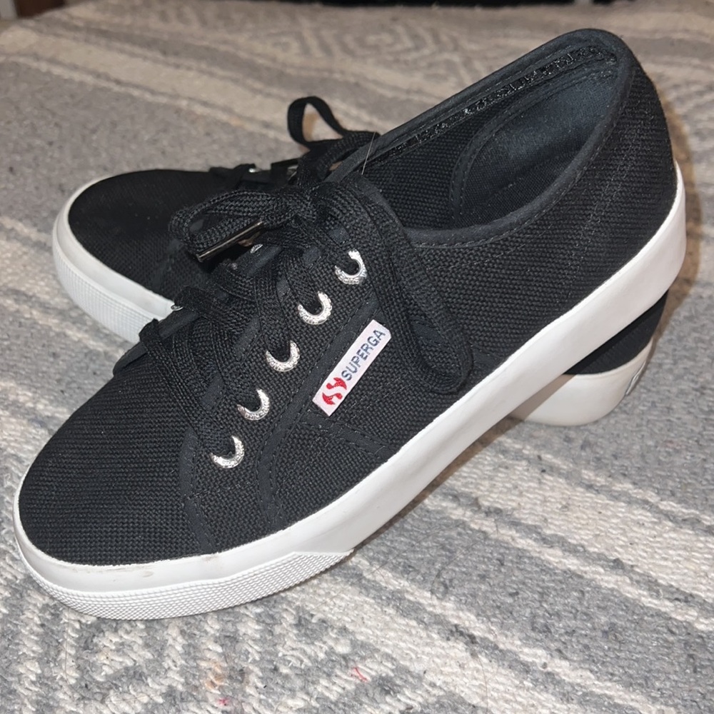 Black Superga 2790 Acotw Platform Sneaker